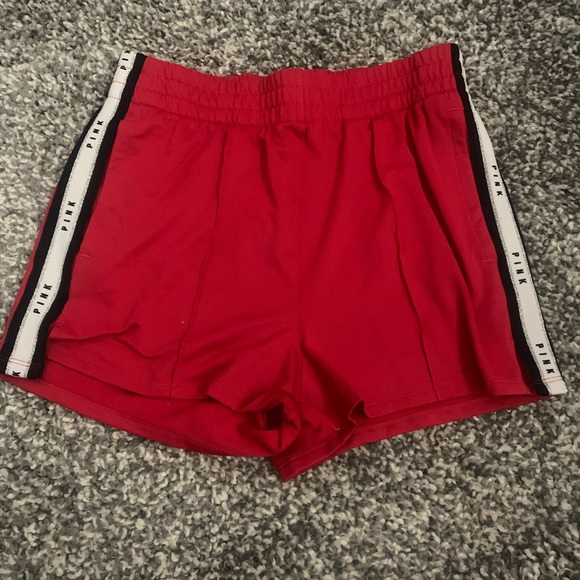 Red Victoria Secret PINK shorts - Picture 1 of 4